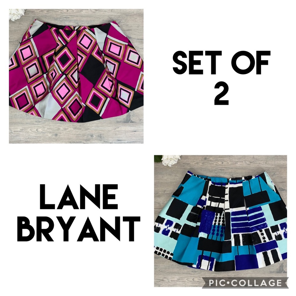 Set of two Lane Bryant a-line skirts
